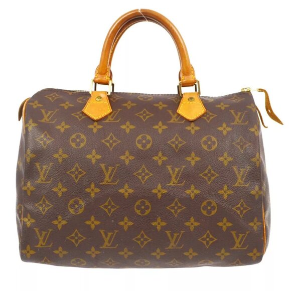 LOUIS VUITTON SPEEDY 30 HANDBAG PURSE MONOGRAM CANVAS - Picture 1 of 10